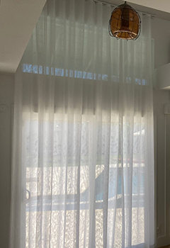 Laguna Niguel Home with Custom Window Curtains