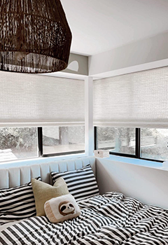 Woven Wood Shades in Aliso Viejo