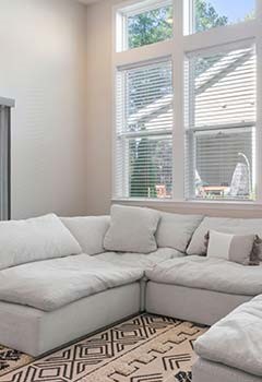 Living Room Somfy Motorized Blinds Laguna Hills