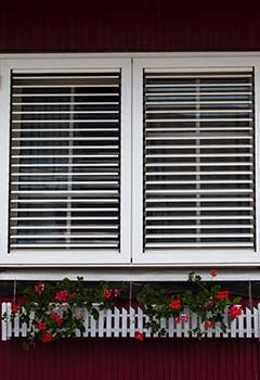 Upstairs Motorized Window Shutters, Aliso Viejo