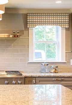 Affordable Vinyl Blinds For Las Flores Kitchen